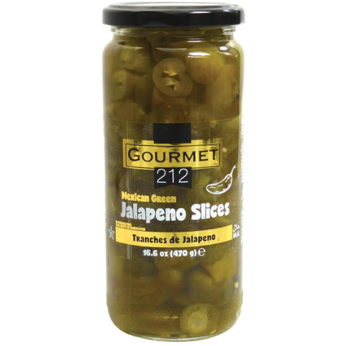 Gourmet212 Mexican Green Jalapeno Slices 470 gr