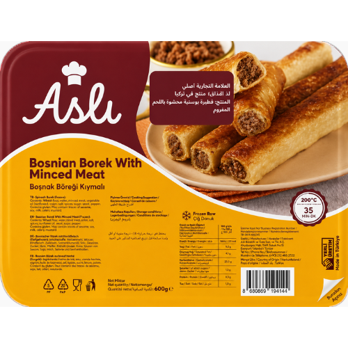 Asli Bosnian Borek with Minced Meat (Raw) 600 gr