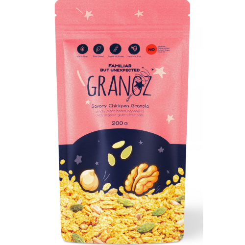Granoz Savory Chickpea Granola 200 gr