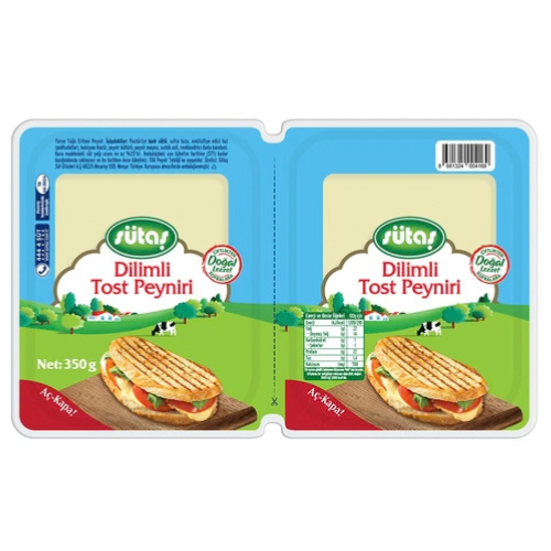 Sütaş - Sliced Toast Kashkaval Cheese - 350 gr