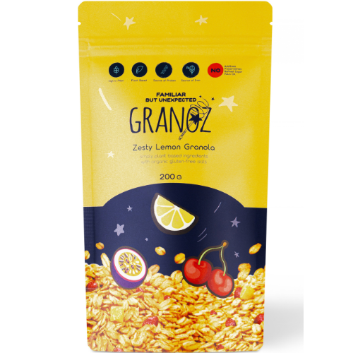 Granoz Zesty Lemon Granola 200 gr