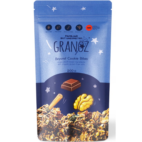 Granoz Cookie Clusters Granola 200 gr