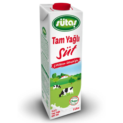 Sütaş - UHT Full Fat Milk 3.5% - 1000 ml