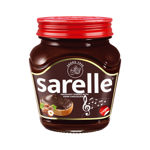Sarelle Hazelnut Spread with Bitter Chocolate - 350 g