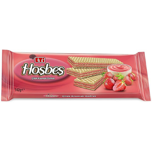 Eti - Hosbes Wafer with Strawberry Cream - 142 gr