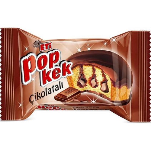 Eti - Popkek Chocolate Sauce Cocoa Coated Muffin - 60 gr