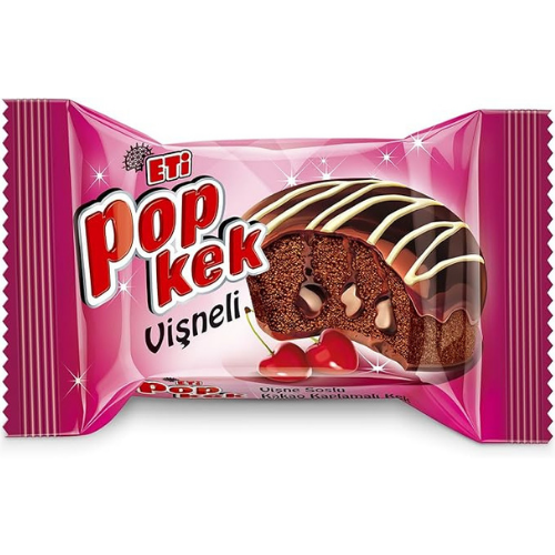 Eti - Popkek Cherry Sauce Cocoa Coated Muffin - 60 gr