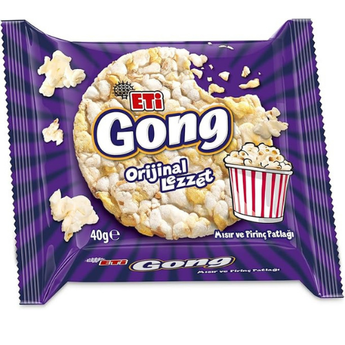 Eti - Gong Corn & Rice Puffs 40 gr