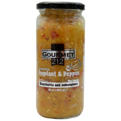 Gourmet212 Bruschetta Eggplant & Pepper 454 gr