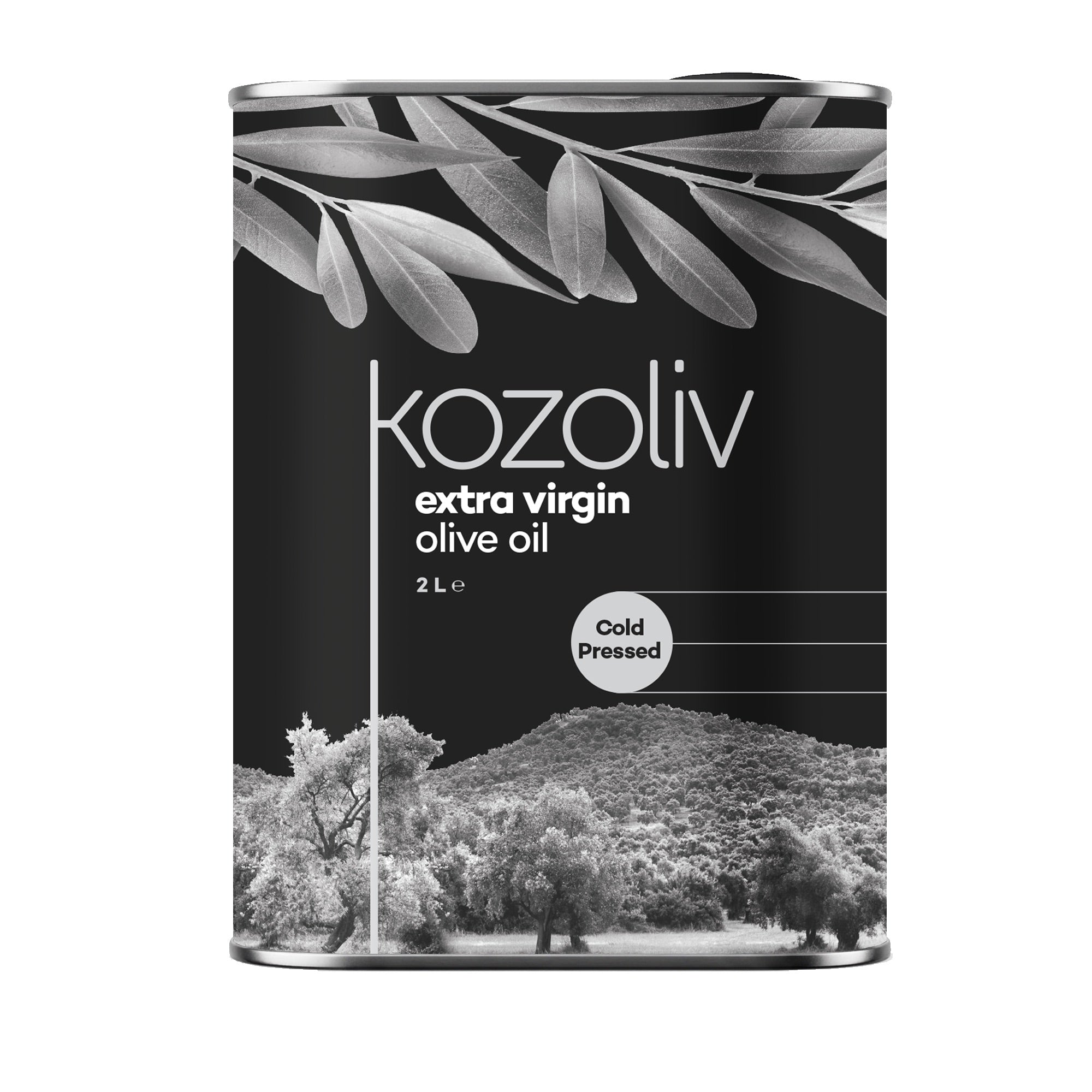 Kozoliv - Cold Pressed Extra Virgin Olive Oil -  2L Tin