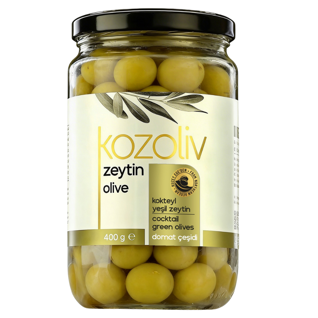 Kozoliv - Cocktail Turkish Green Olives - 400g