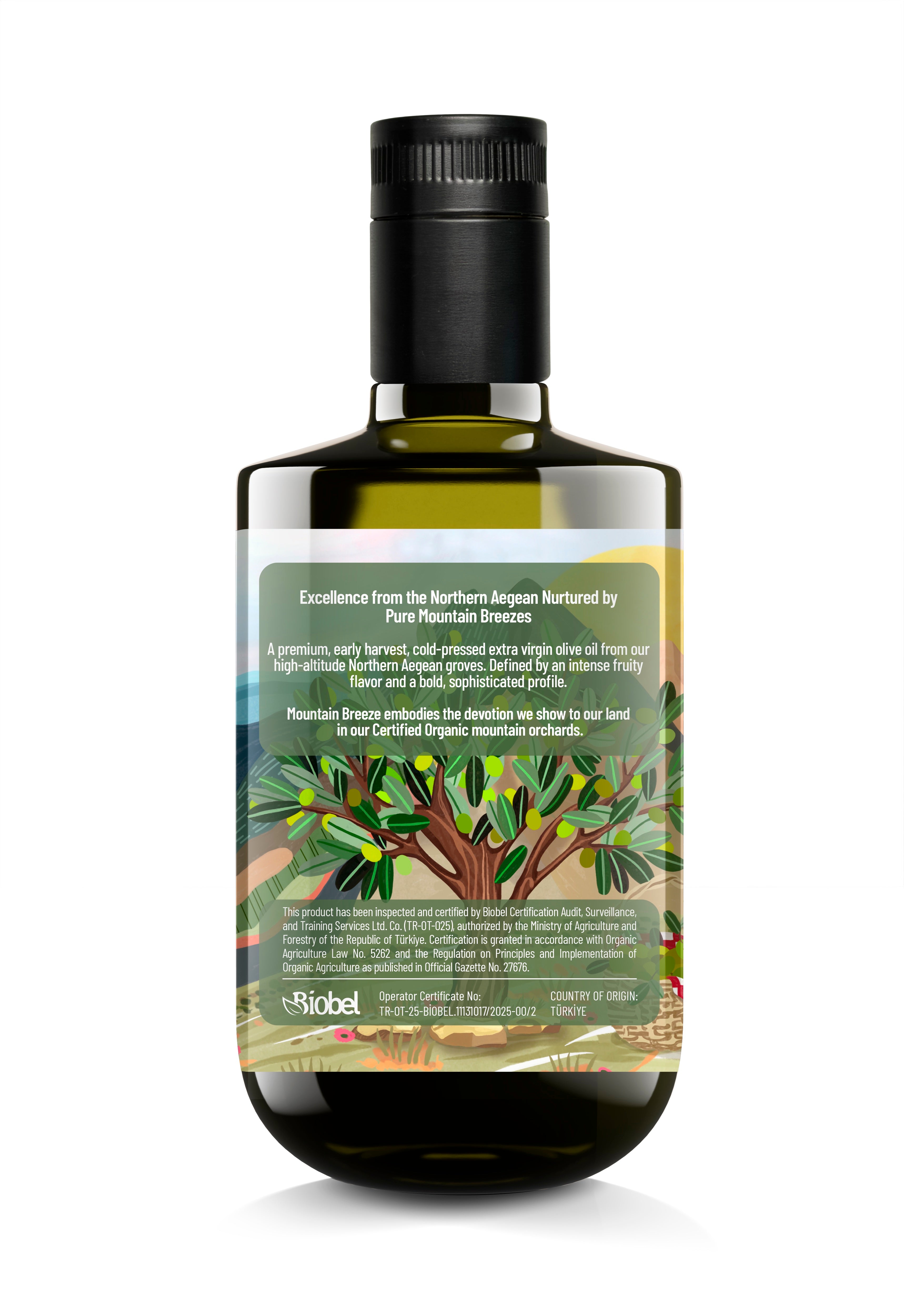 Kozoliv -  Organic Early Harvest Cold Pressed Extra Virgin Olive Oil - 500 ML