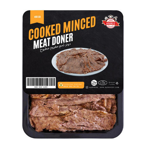 Aydeniz Cooked Beef Doner Shawarma 400 gr