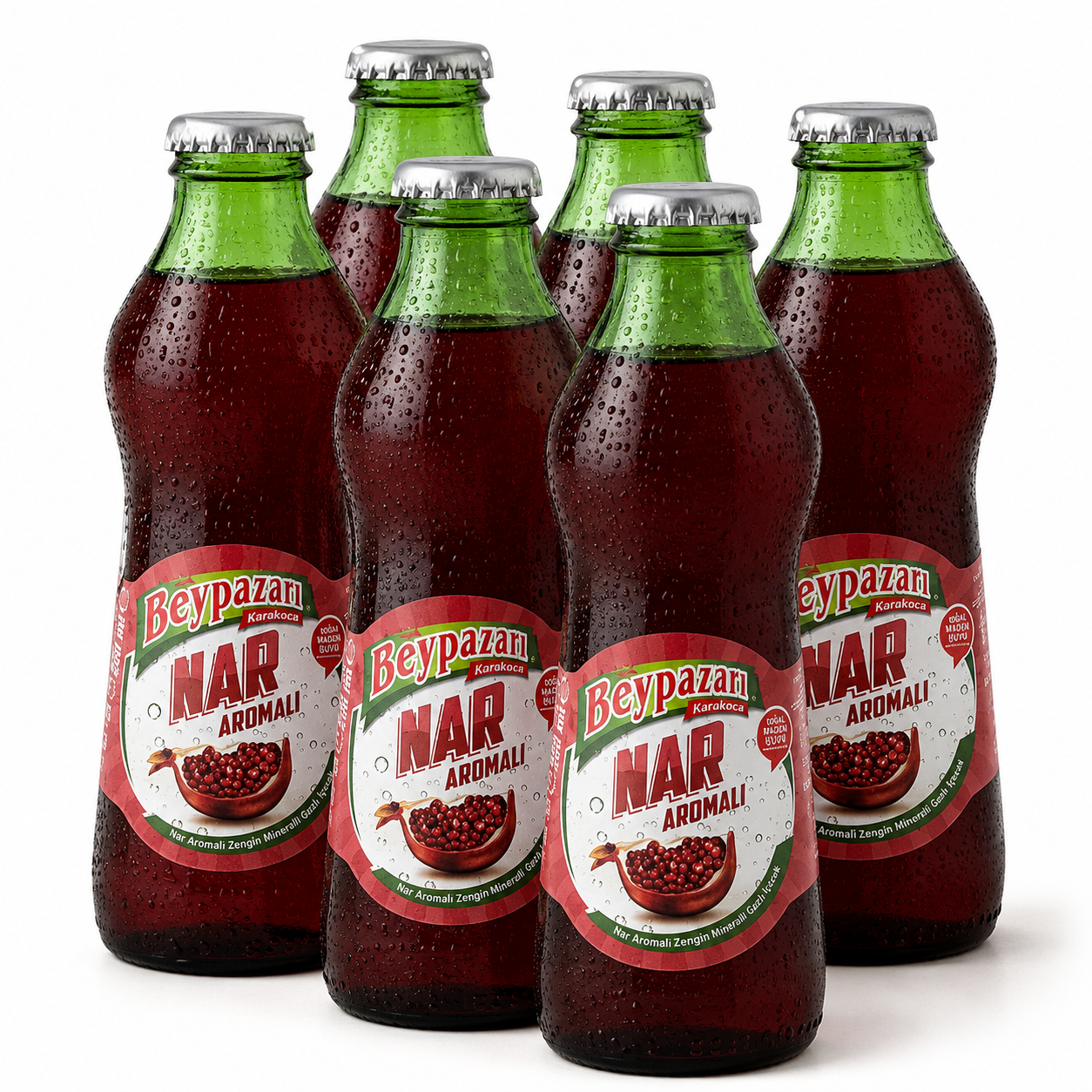 Beypazari - Pomegranate Flavoured Natural Mineral Water - 6x200 ml Pack