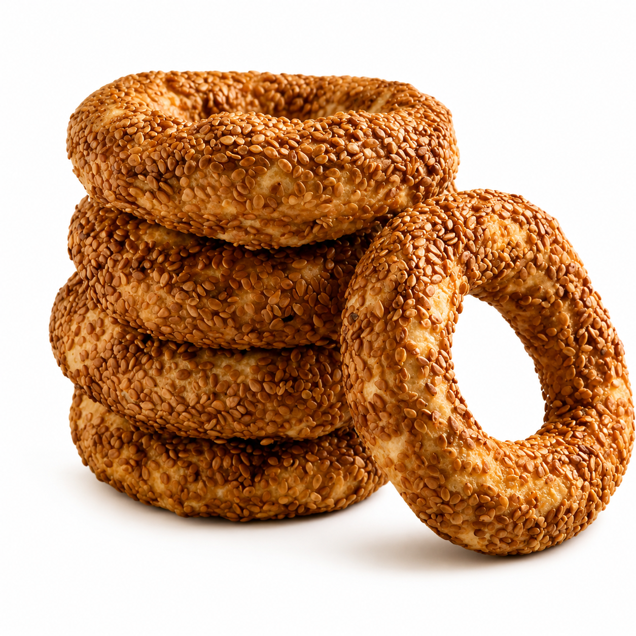 Mini Turkish Bagel (Simit) 60 gr, Pack of 5