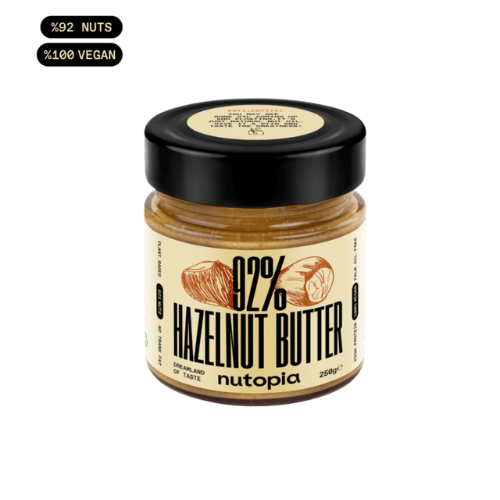 Nutopia 92 % Hazelnut Butter 250 gr