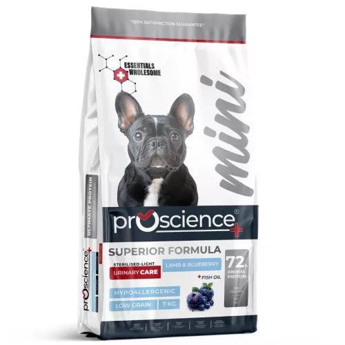 Teo Premium ProScience Mini Sterilised Lamb & Blueberry Dog Food 7kg