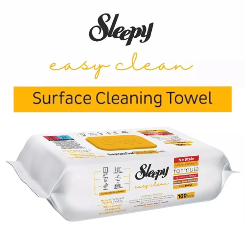 Sleepy Easy Clean 'Herbal Soap' Surface Cleaning Towel 100 Sheets