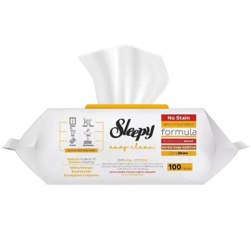 Sleepy Easy Clean 'Herbal Soap' Surface Cleaning Towel 100 Sheets