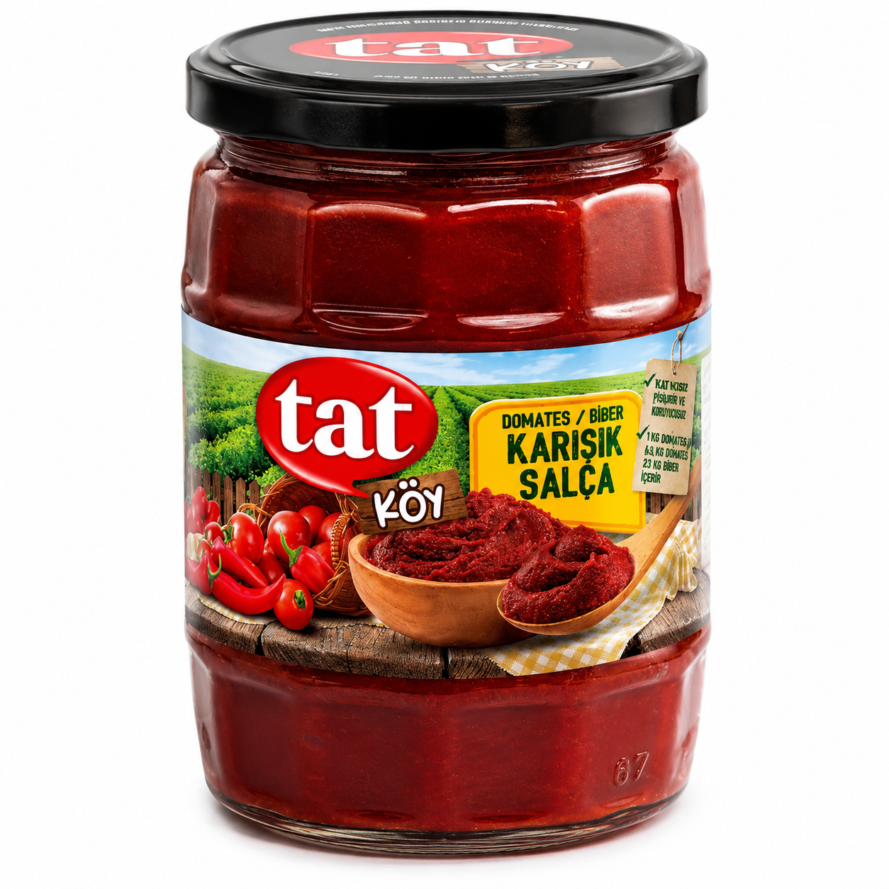 TAT - Traditional Mixed Tomato and Pepper Paste - 560 gr