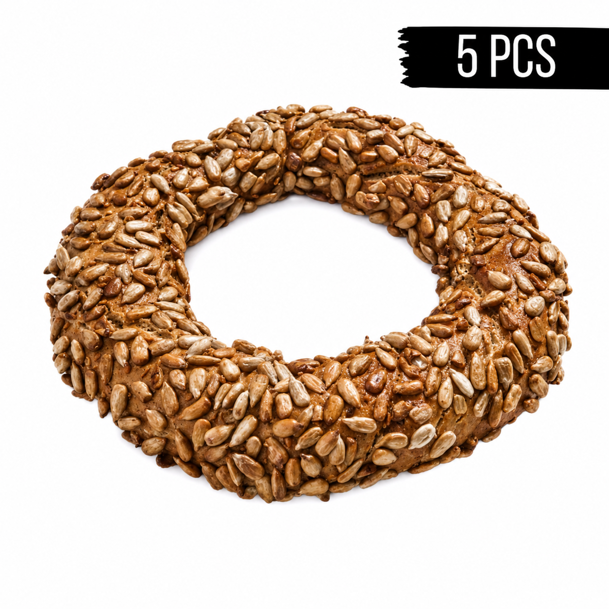 Turkish Bagel With Sunflower Seeds (Simit) 100 gr, Pack of 5