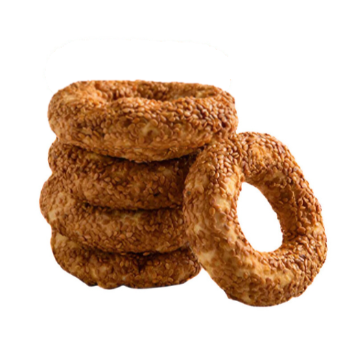 Mini Turkish Bagel (Simit) 60 gr, Pack of 5