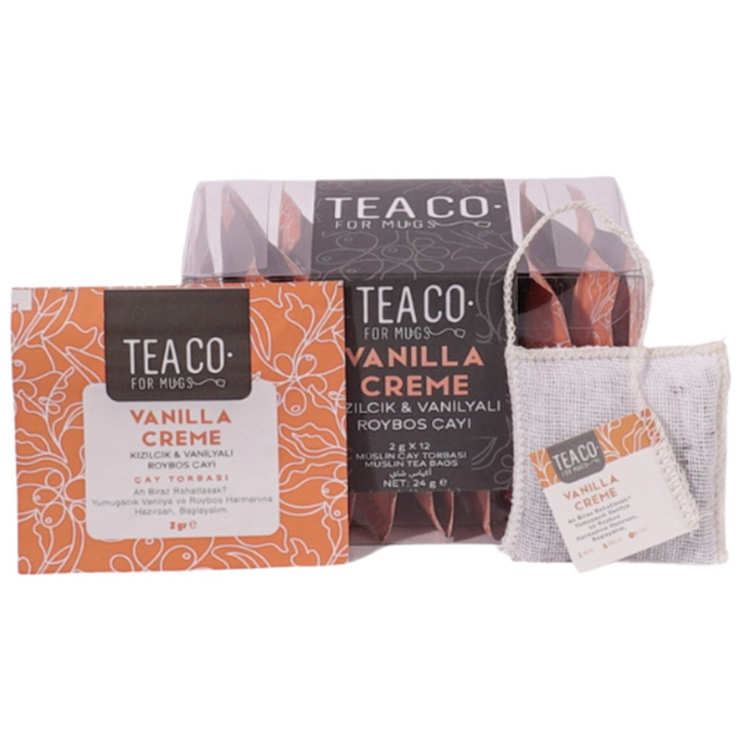 VANILLA CREAM Rooibos Tea with Cranberry & Vanilla Teabag 12 Sachet - 24 gr