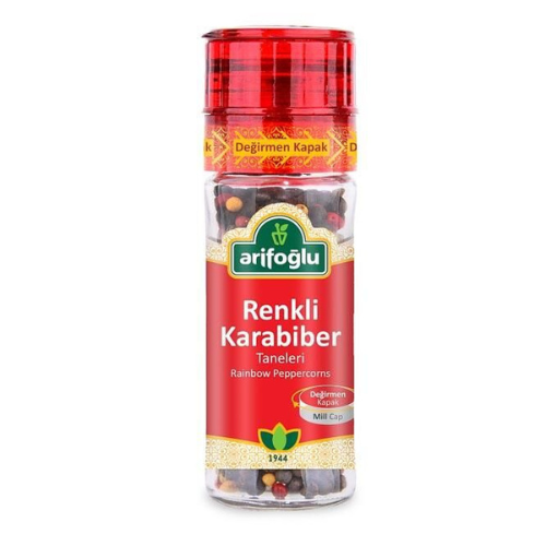 Mixed Peppercorns in Grinder - 50 gr