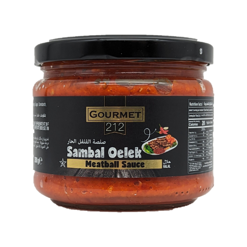 Gourmet212 Sambal Oelek Meatball Sauce 280 gr