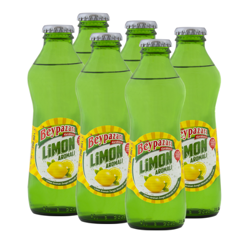 Lemon Flavoured Natural Mineral Water 200 mL, Pack of 6