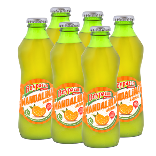 Mandarine Flavoured Natural Mineral Water 200 mL, Pack of 6