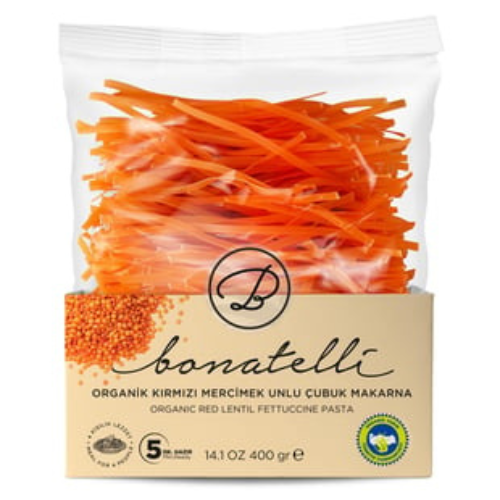 Bonatelli Organic Red Lentil Fettuccine Pasta 400 gr