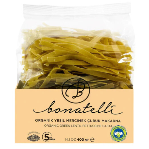 Bonatelli Organic Green Lentil Fettuccine Pasta 400 gr