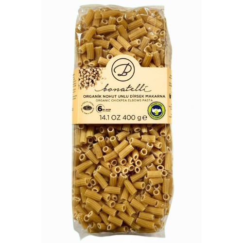 Bonatelli Organic Chickpea Elbow Pasta 400 gr