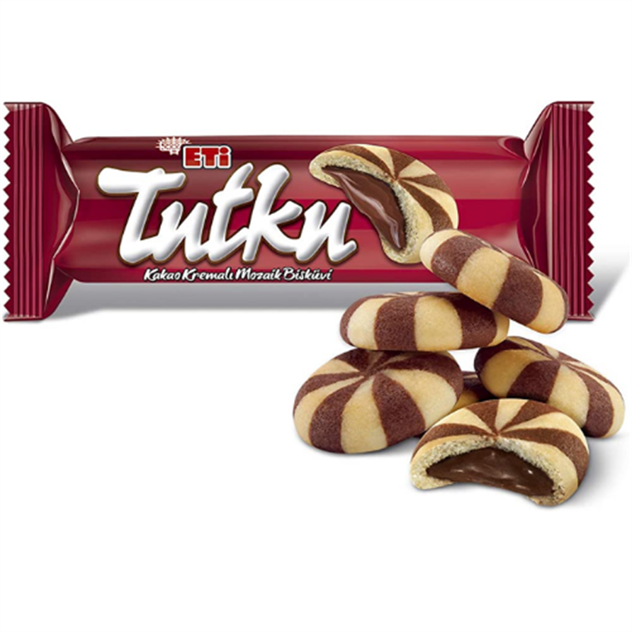 Eti Tutku Cacao Cream Mosaic Biscuit - 100 gr