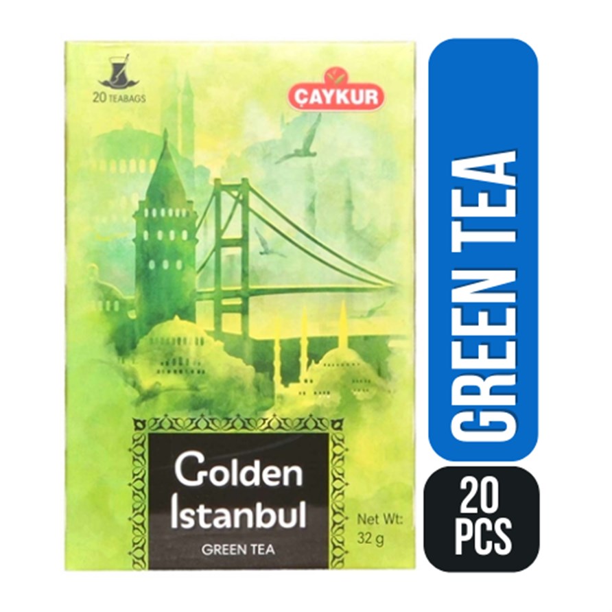 Golden Istanbul Green Tea Bags 20 Pieces, 32 gr