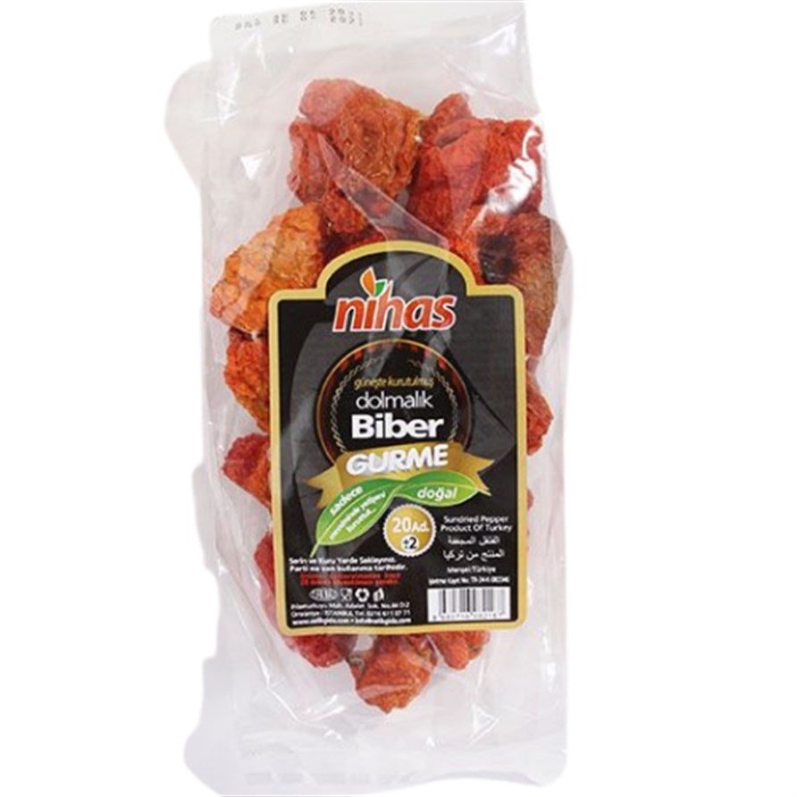 Nihas Gourmet Sun Dried Pepper - Gurme Kurutulmus Dolmalik Biber 20¬± 2 pcs