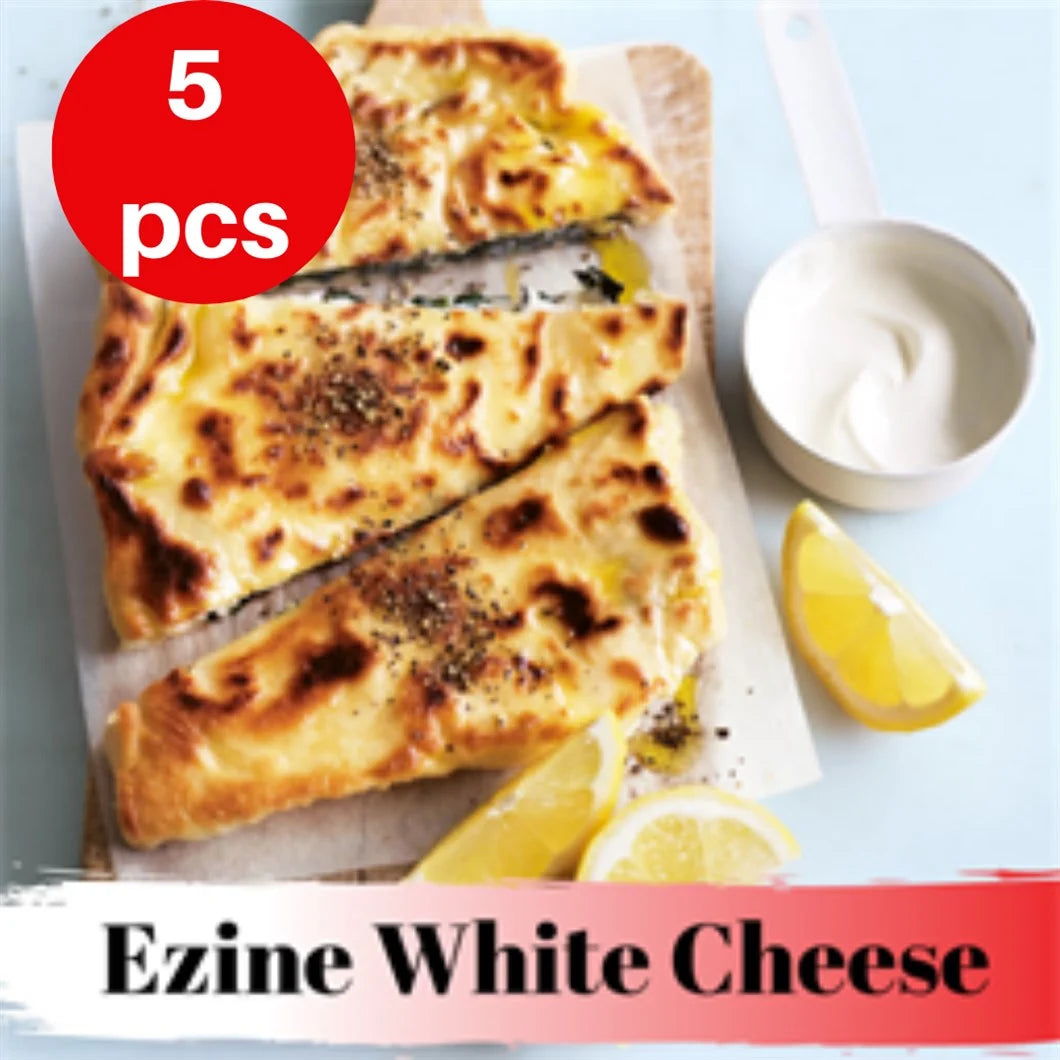 "Gozleme" Turkish Flatbread Stuffed Ezine White Cheese 275 gr, Pack of 5