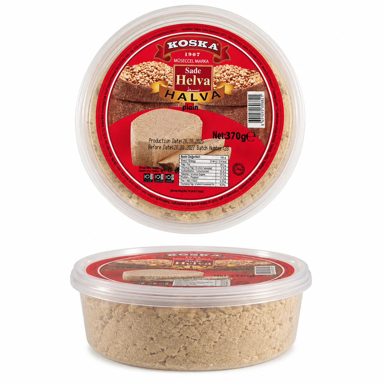 Koska - Plain Halvah - 370 gr