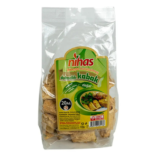 Nihas Gourmet Sun Dried Zucchini - Guneste Kurutulmus Kabak 20 ¬± 2 Pcs
