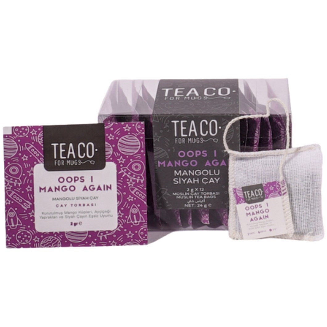 OOPS I MANGO AGAIN Black Tea Blend with Mango Teabag 12 Sachet - 24 gr