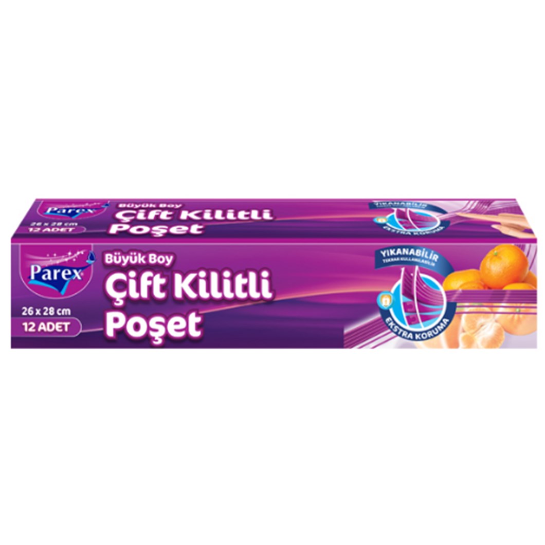 Double Zipper Bag Extra Large