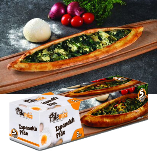 Pidemiss Pita with Spinach and Cheese 125 gr, Pack of 3
