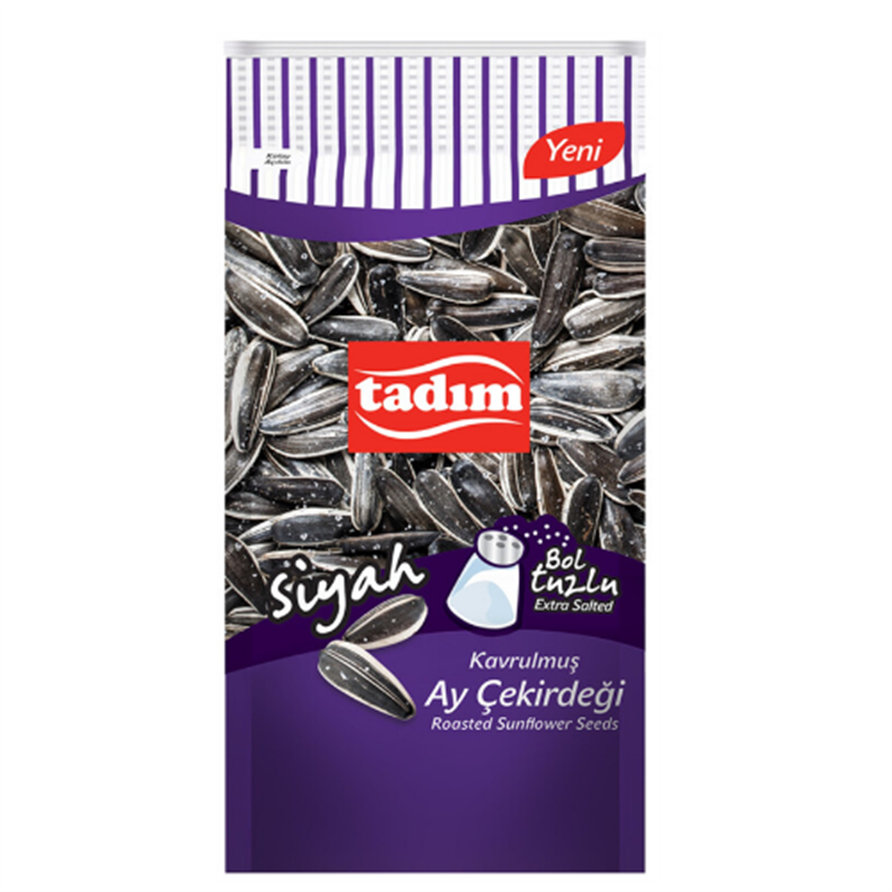 Tadim Roasted and Extra Salted Black Sunflower Seeds 180 gr