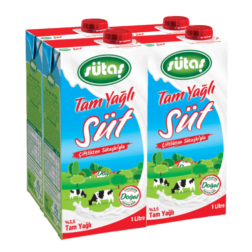 UHT Milk Full Fat 3.5% - 1000 ml