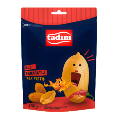 Tadim Roasted Peanuts with Chili Flavour 180 gr