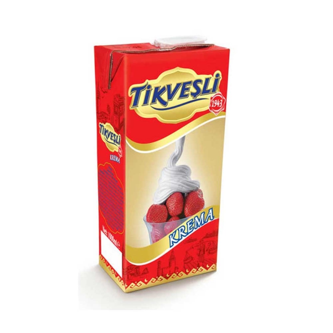 Tikvesli Cream % 36 Fat - 1000 ml