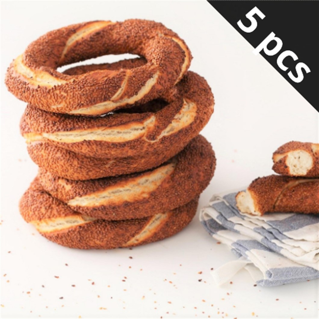 Turkish Bagel (Simit) 100 gr, Pack of 5