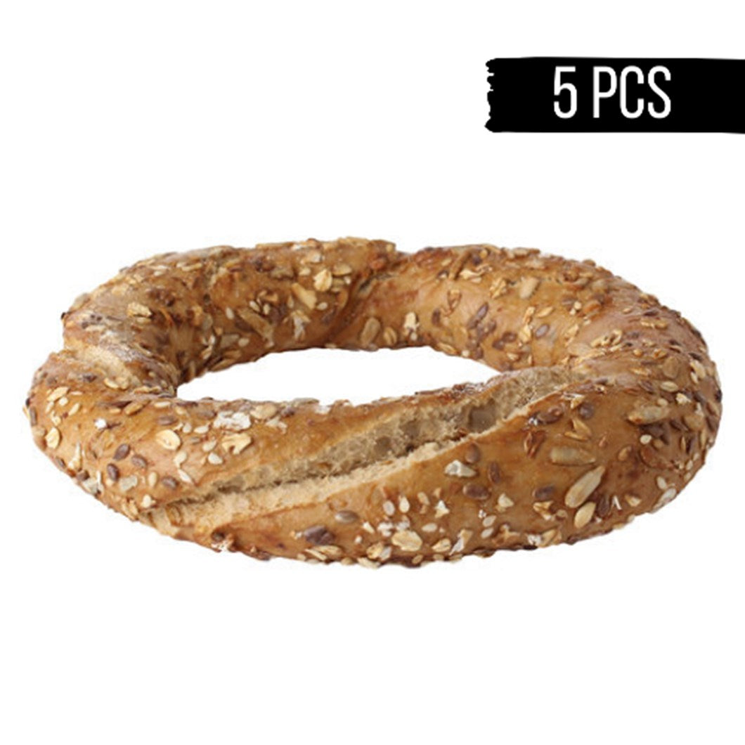 Turkish Bagel With Grain (Simit) 100 gr, Pack of 5