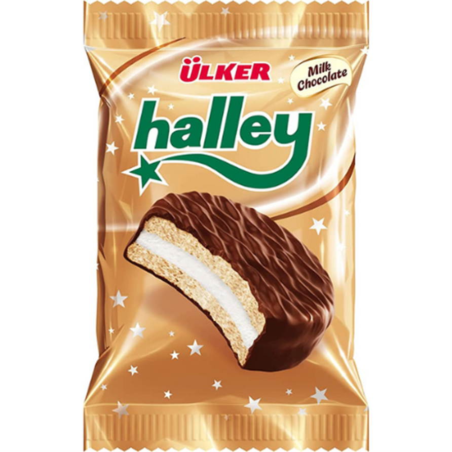 Ulker - Halley Chocolate Coated Sandwich with Marshmallow - 30 gr